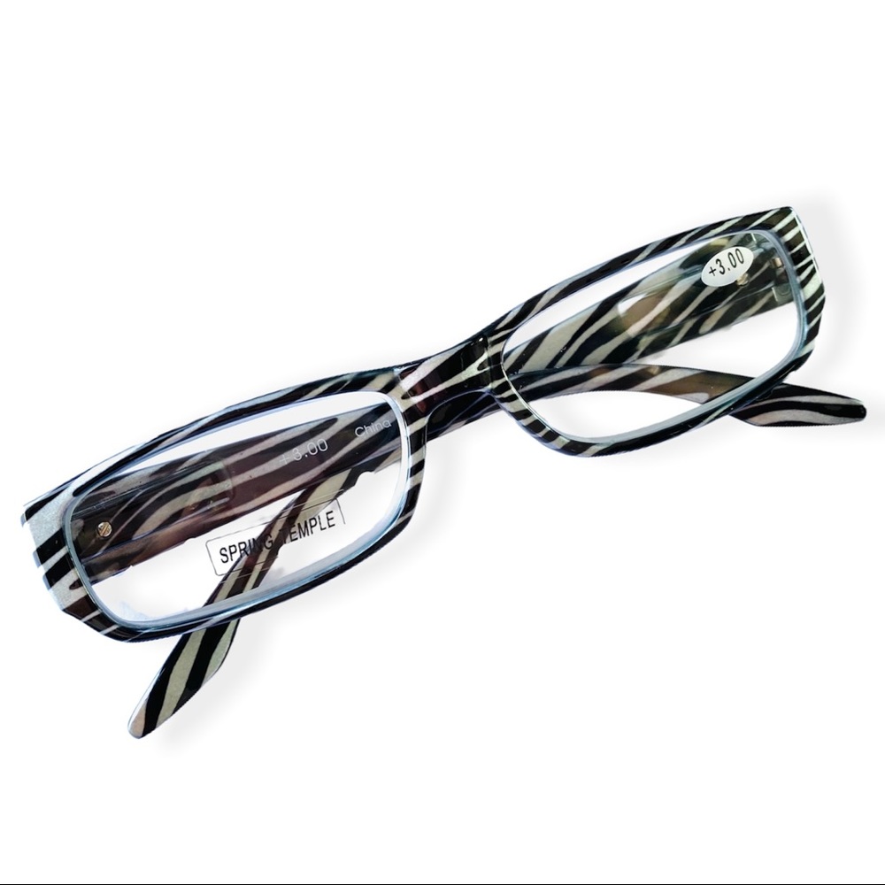 👓 🦓 JM NEW YORK Readers | Zebra Pattern | NWOT